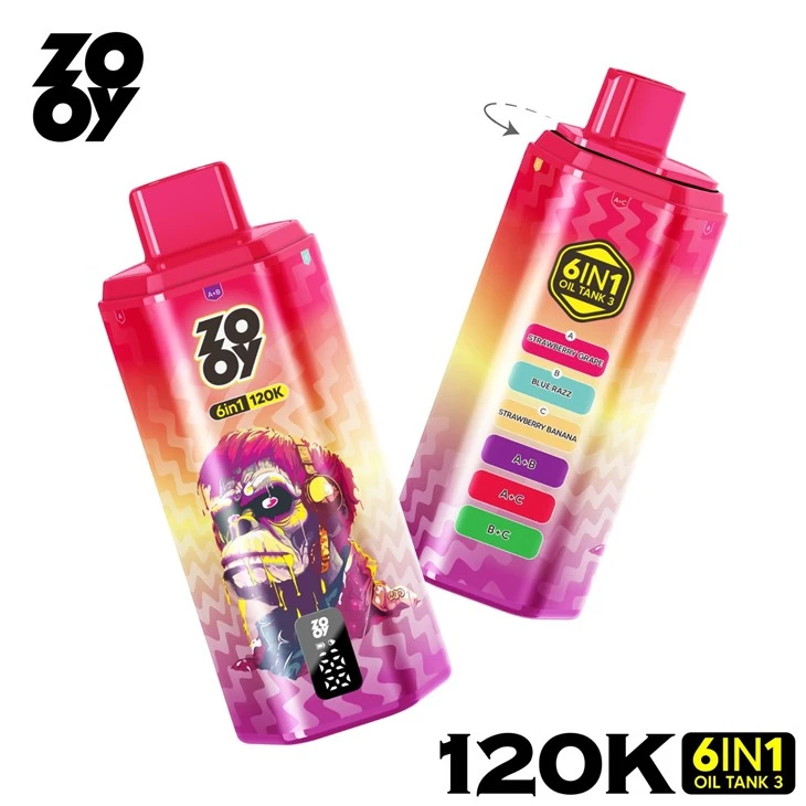ZOOY VAPE 6 IN 1 120000PUFFS price